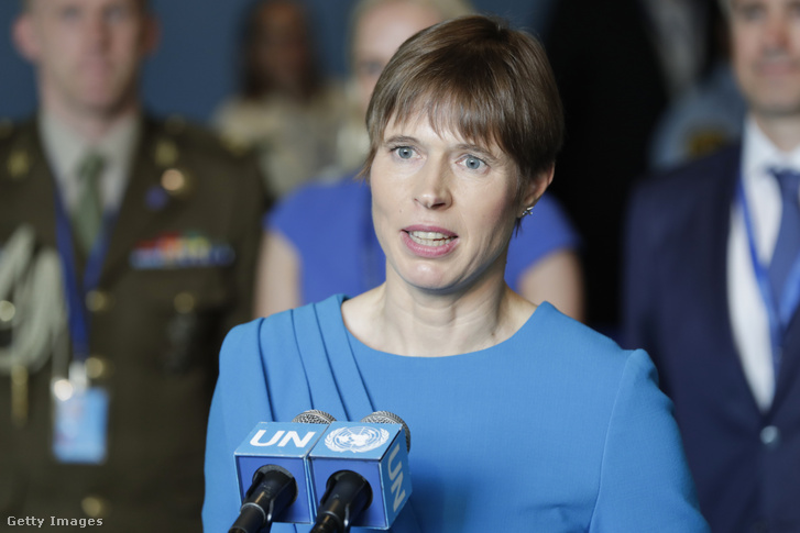 Kersti Kaljulaid észt államfő.