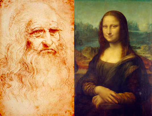 Leonardo da Vinci és az ő csupasz homlokú Mona Lisája