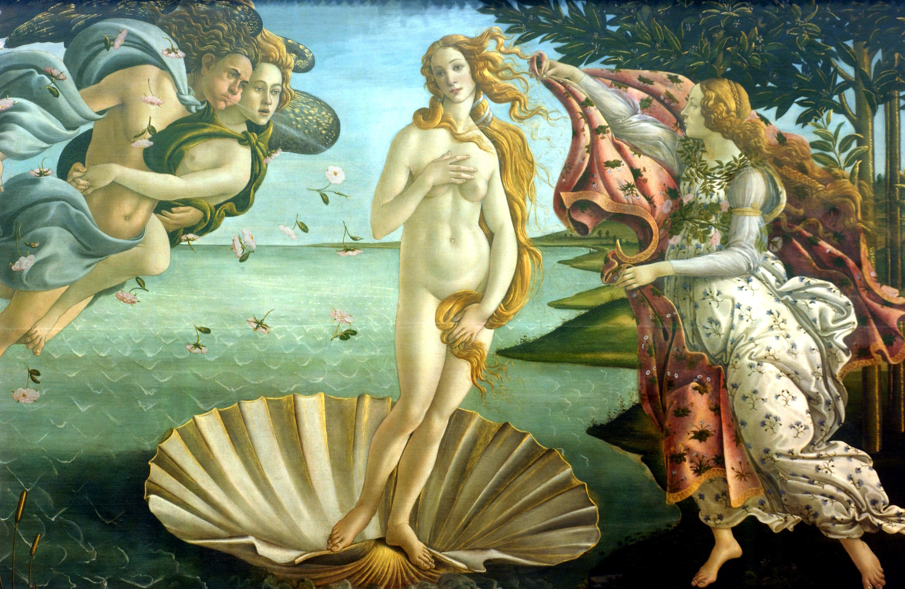 Ki festette a híres Vénusz születése című festményt?