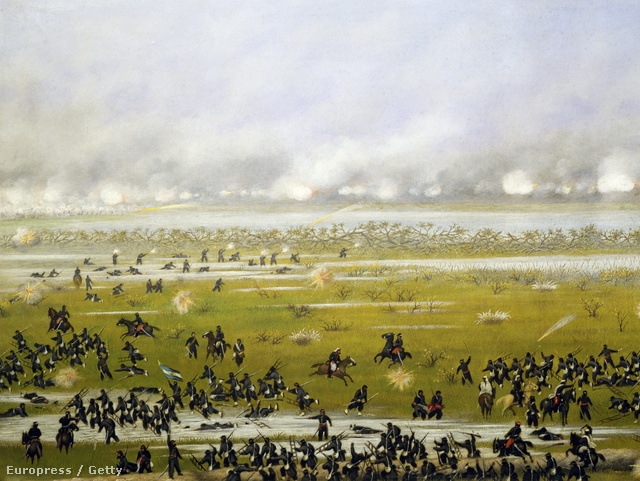 Argentin csapatok támadása (1866.)
