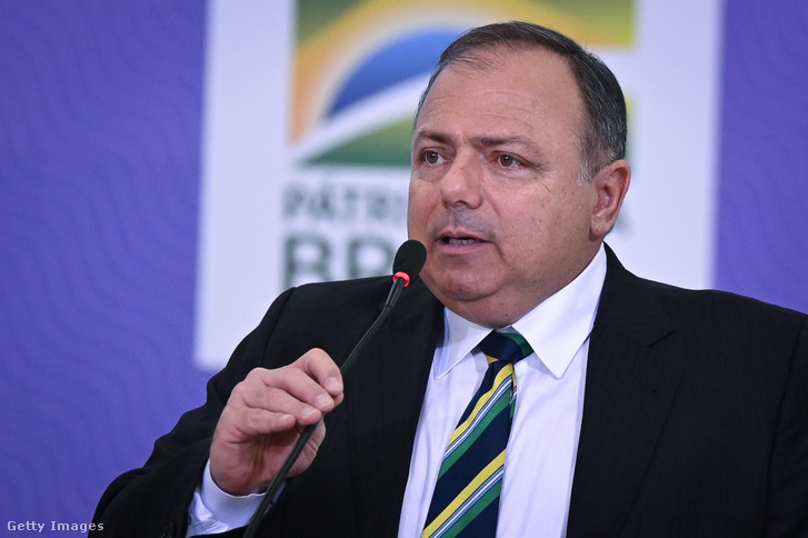 Eduardo Pazuello brazil egészségügyi miniszter.
