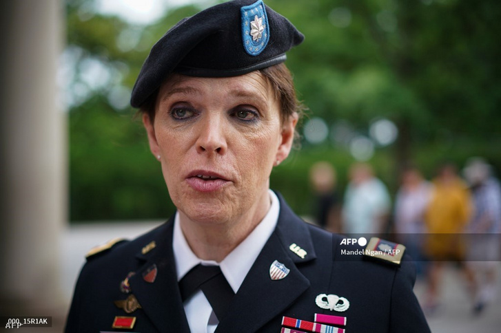 Ann Murdoch nyugalmazott alezredes, a Transznemű Veteránok Országos Szövetségének elnöke.