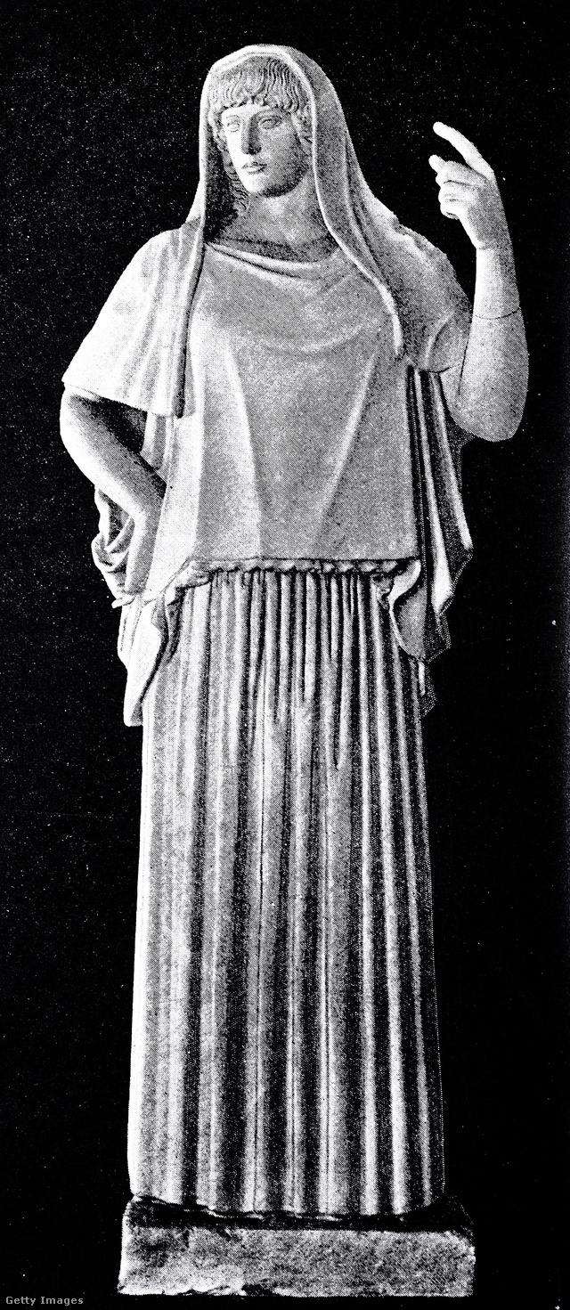 Hesztia istennő (19. századi ábrázolás).