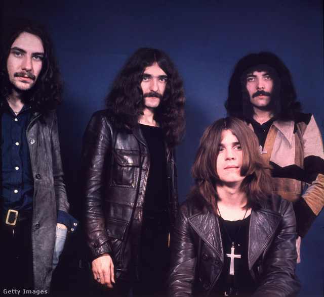 „A virággyermekek rémálma”: Bill Ward, Geezer Butler, Ozzy Osbourne és Tony Iommi (1970).