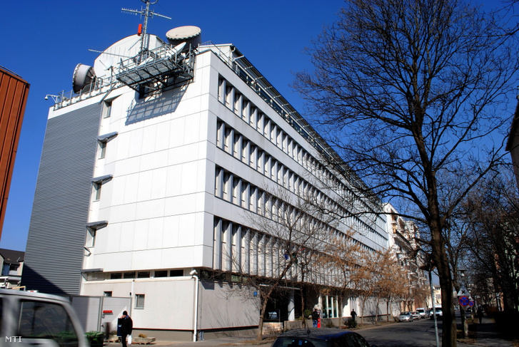 Az NMHH épülete 2011 márciusában