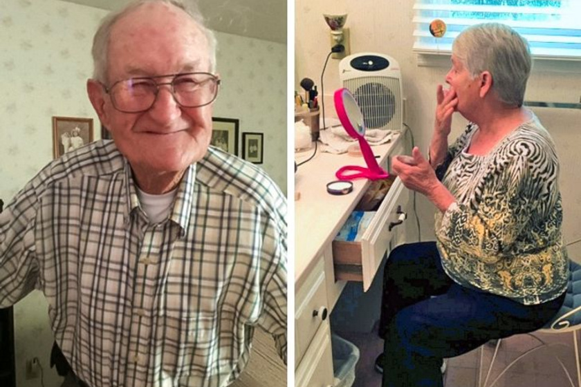 "Nagyapám 93 éves, és még mindig heti rendszerességgel viszi a nagymamámat randevúkra. Éppen erre készülnek ma reggel."
