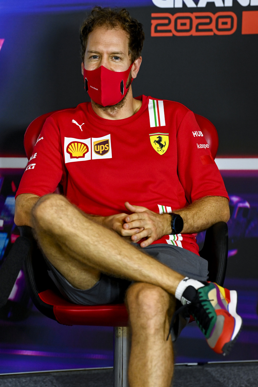 Vettel 2020 decemberében így festett.