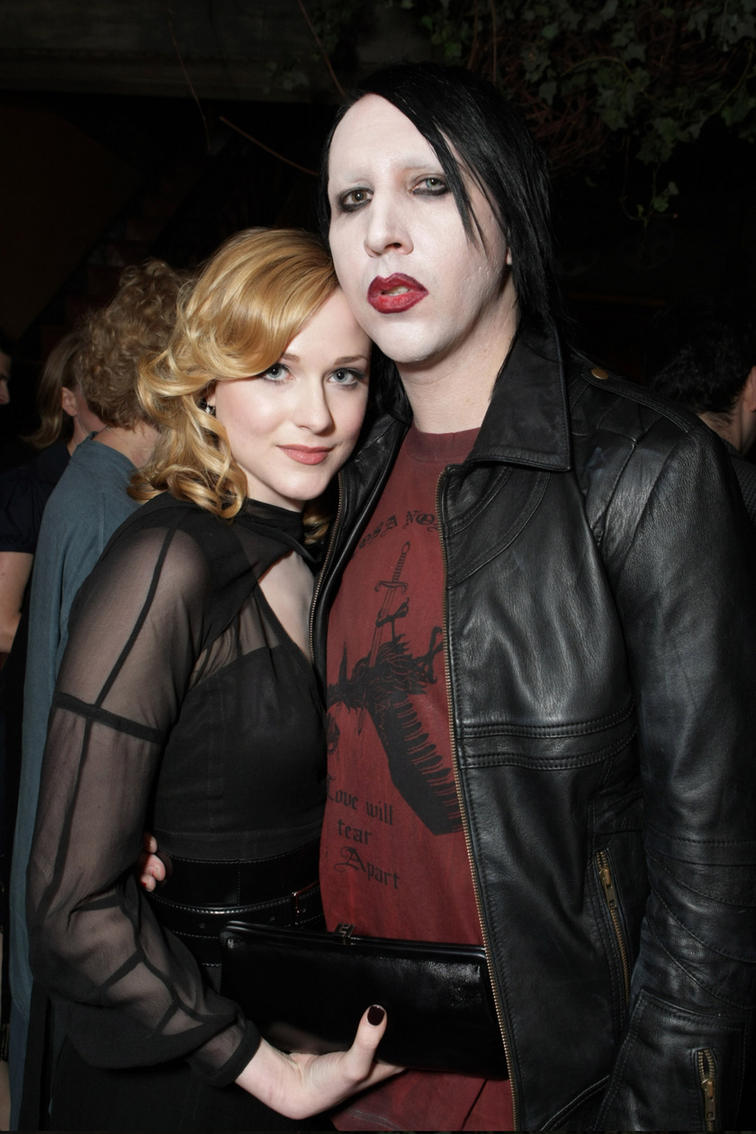 Evan Rachel Wood, Marilyn Manson exe robbantotta ki a botrányt.