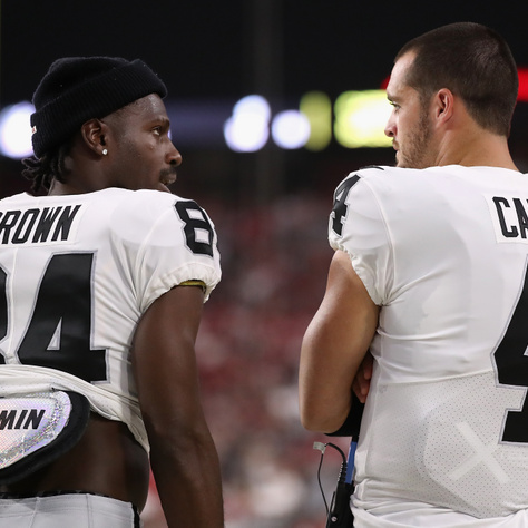 Brown és Derek Carr sosem játszhattak együtt tétmeccsen