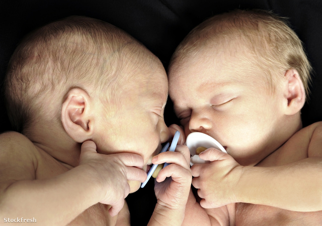 stockfresh 1807595 new-born-twins-with-dummies sizeM
