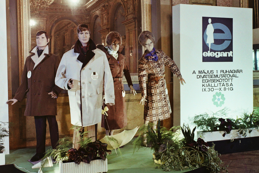 A Május 1. Ruhagyár kiállítása, 1970.