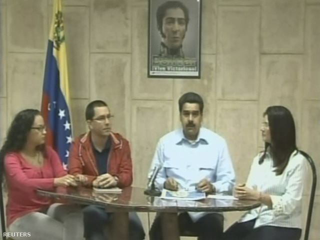 Rosa Virginia, Jorge Arreaza, Nicolas Maduro  és Cilia Flores