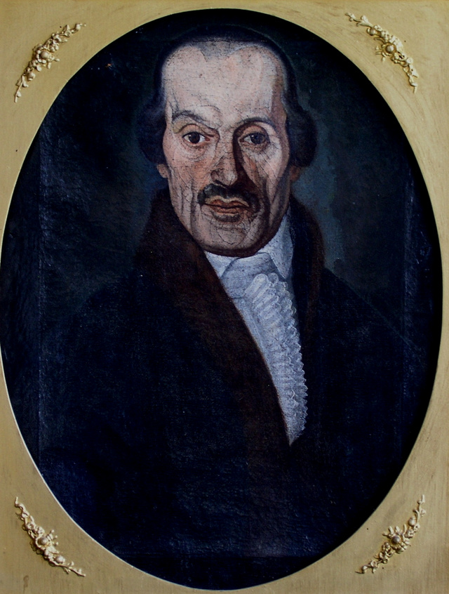 Cházár András portréja.