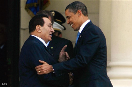 Mubarak egyiptomi elnökkel