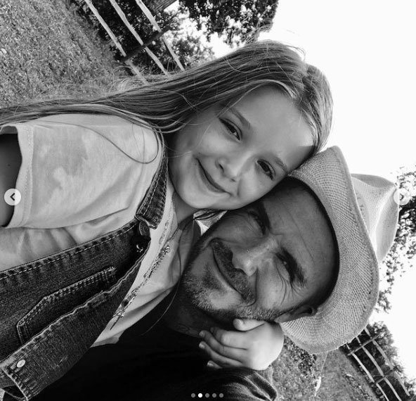 David Beckham és lánya, Harper nagyon aranyosak ezen a közös szelfin.