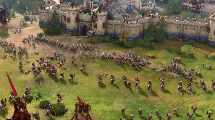 Az Age of Empires IV még elvileg az idén megjelenhet. Népekről és korszakokról nincsenek még konkrét hírek, de eddig elég esélytelennek tűnik, hogy a játékban szerepeljünk... (Forrás: Microsoft)