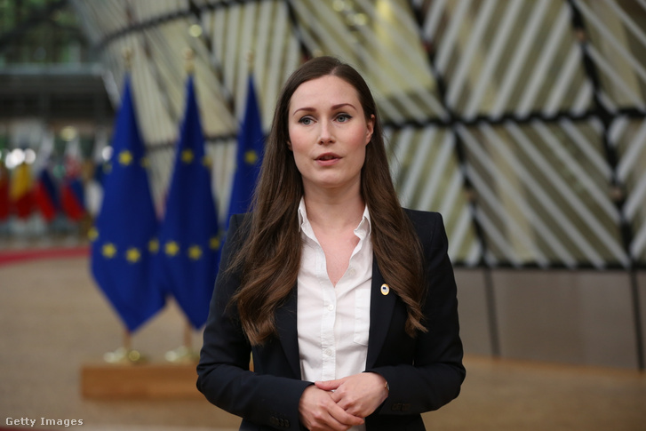 Sanna Marin miniszterelnök 2020. július 17-én Brüsszelben