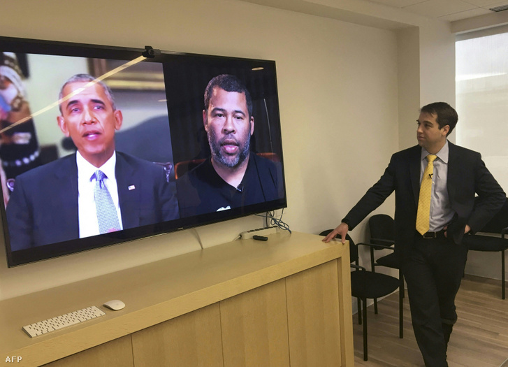 Manipulált videó Barack Obama volt elnökről deepfake technológiával 2019. január 25-én