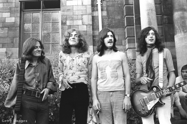 A rock úttörői – John Paul Jones, Robert Plant, John Bonham és Jimmy Page (1969).