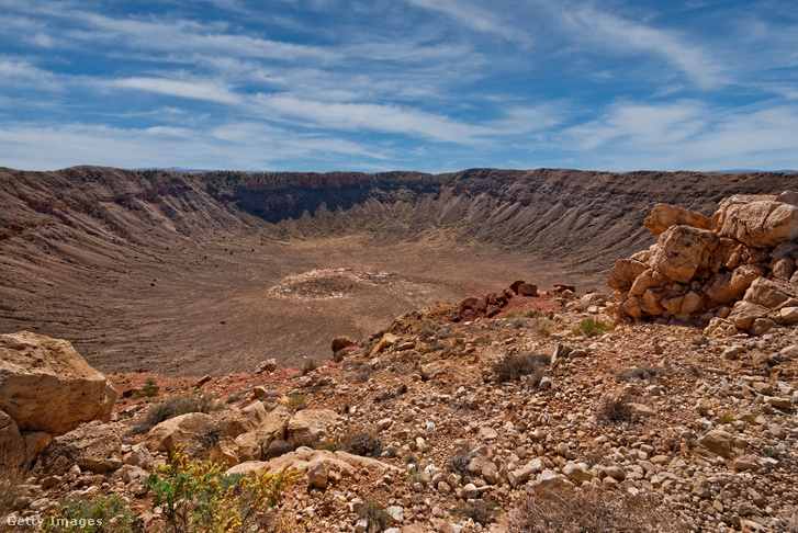 A föld legépebb formában megmaradt becsapódási krátere Arizonában