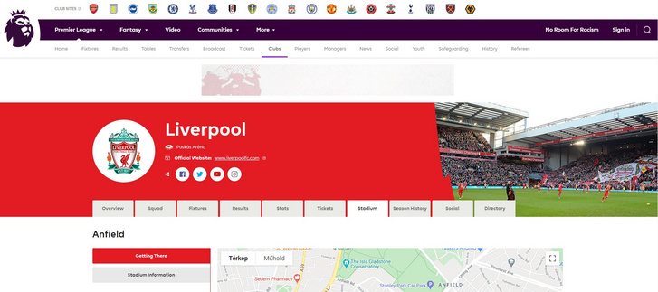 A Liverpool új hazai pályája: a Puskás Aréna