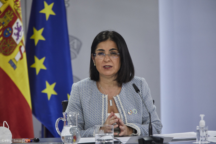Carolina Darias spanyol egészségügyi miniszter.