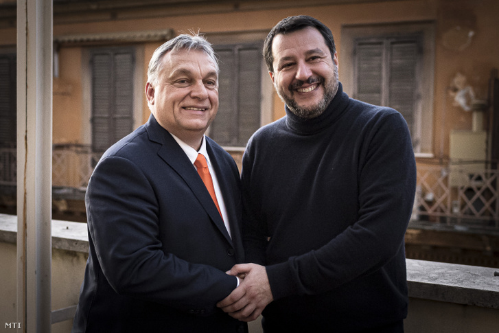 Orbán Viktor és Matteo Salvini