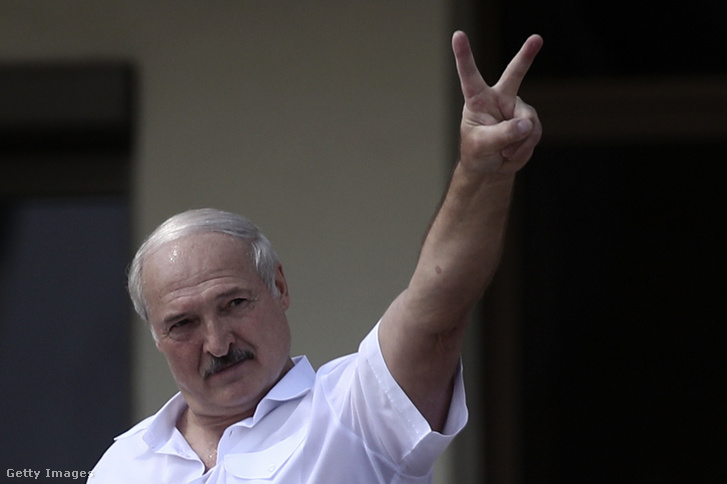 Alekszandr Lukasenka belarusz elnök.