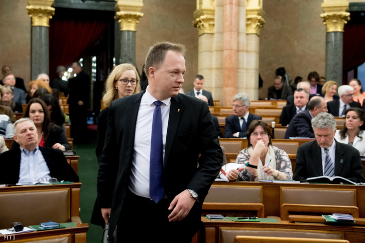 Kumin Ferenc az Országház Felsőházi termében 2017. január 18-án
