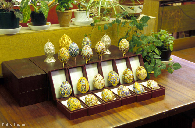 Fabergé-tojások kollekciója a moszkvai Kremlben