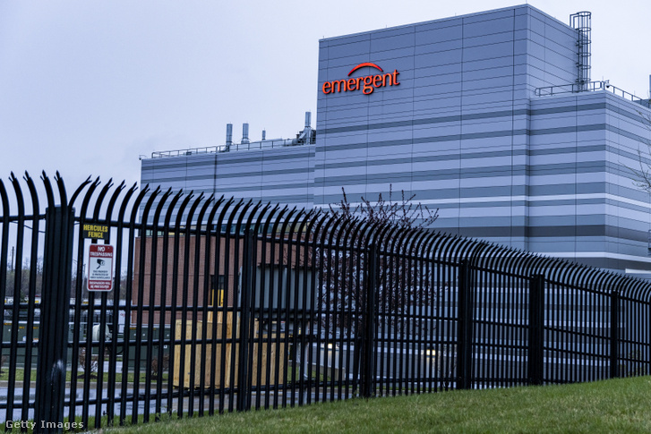 Az Emergent Biosolutions gyára Baltimore-ban