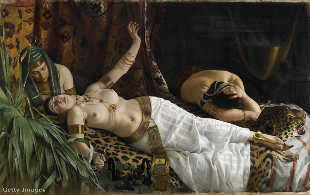 Kleopátra halála, ismeretlen festő, 1878 körül
