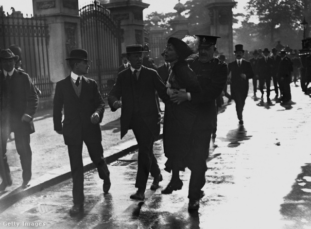 Pankhurst egyik elfogása