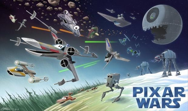 funny-star-wars-disney-bought-pixar-pixar-wars