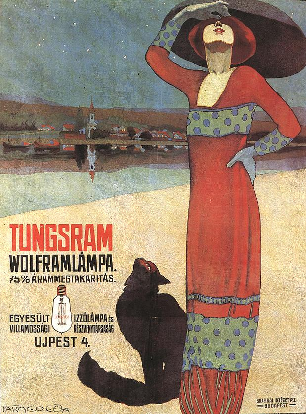 Tungsram-plakát 1912-ből
