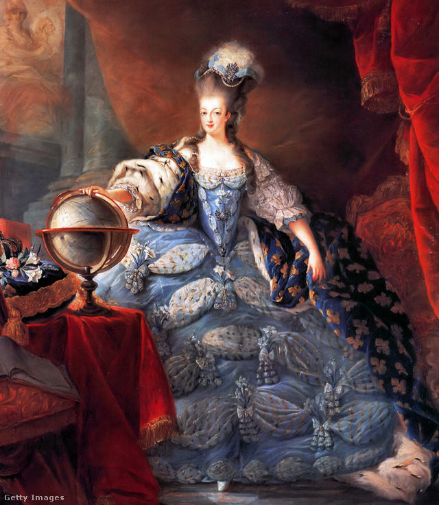 Jean-Baptiste Andre Gautier D’Agoty: Marie Antoinette portréja (1775).