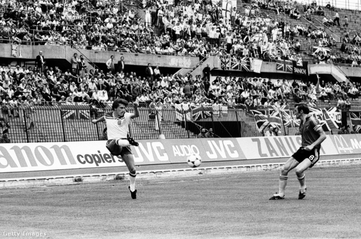Belgium és Anglia csapata az Európa-bajnokságon 1980. június 12-én