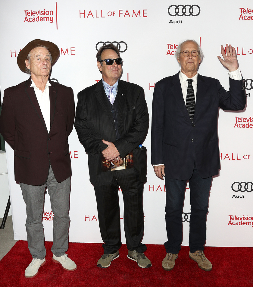 Bill Murray, Dan Aykroyd és Chevy Chase 2017-ben a Hall of Fame elnevezésű tévés eseményen.