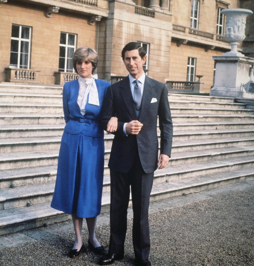 Diana és Károly 1981. február 24-én, amikor bejelentették, összeházasodnak.