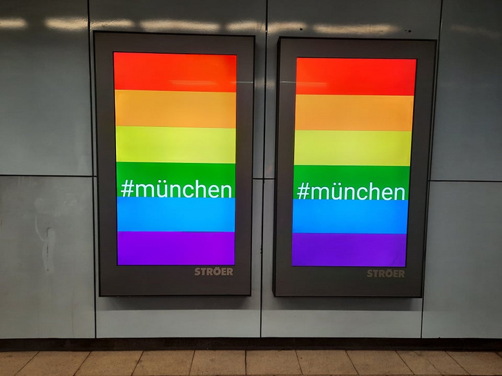 Metrómegálló Münchenben
