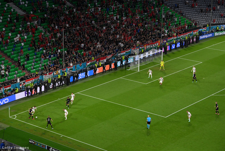 Németország és Magyarország közötti mérkőzés az Allianz Arénában 2021. június 23-án, Münchenben