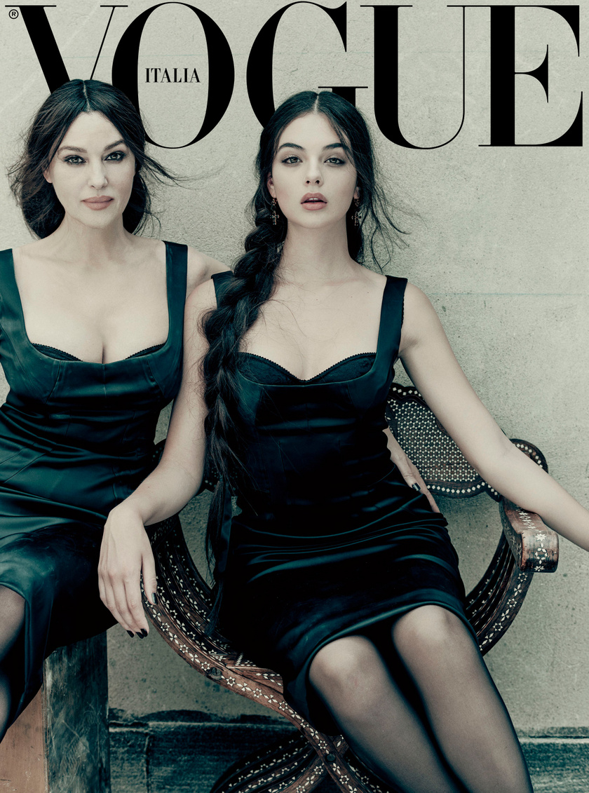 Monica Bellucci és modell lánya, Deva Cassel csodásan festenek együtt a Vogue címlapján.