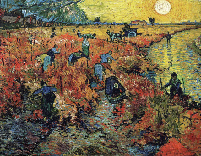 Vincent van Gogh „egyetlen eladott festménye”, a Vörös szőlőhegy