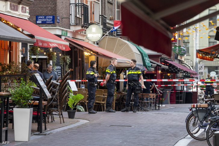 A merénylet helyszíne, a Lange Leidsedwarsstraat