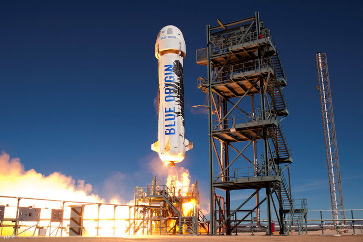A Blue Origin New Shepard nevű rakétája