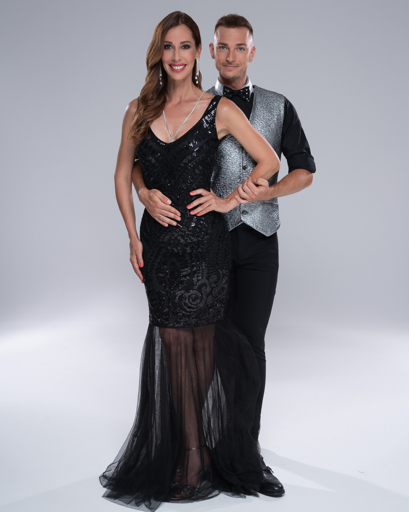 Demcsák Zsuzsa és Suti András, a latin-amerikai táncok országos bajnoka, aki az első évadban Osvárt Andrea párja volt.