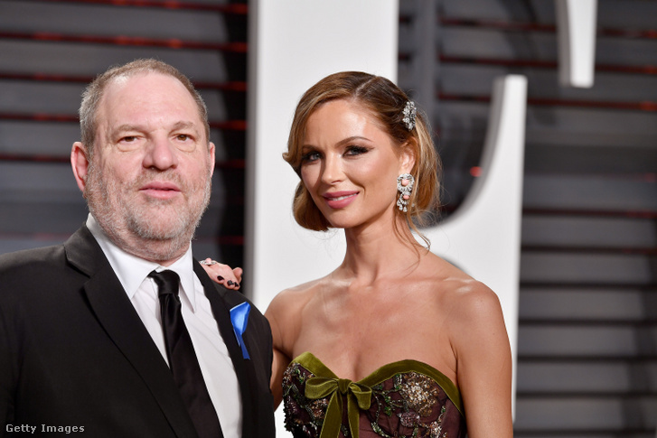 Harvey Weinstein és Georgina Chapman 2017. február 26-án