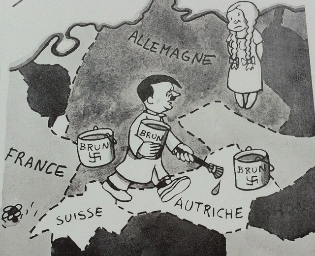Jean Effel: Hitler barnára festi Európát (1938).