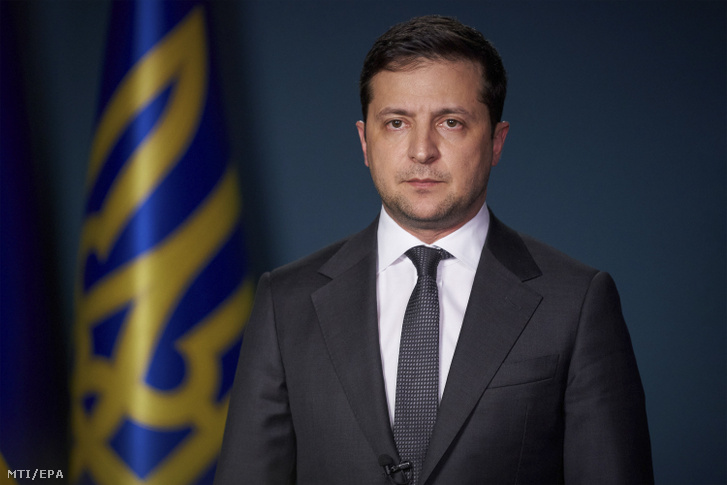 Volodimir Zelenszkij Kijevben 2020. január 11-én