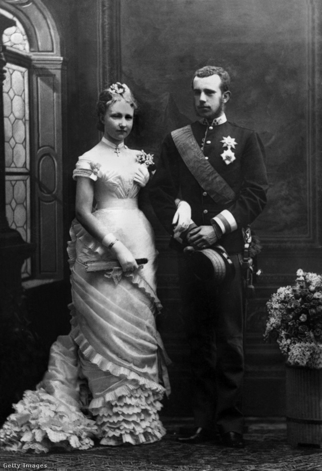 Stefánia főhercegné és Rudolf főherceg.